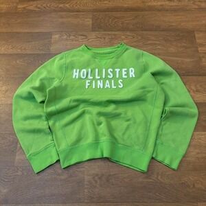 VTG Y2K Mall Core Surfwear Hollister Finals Embroidered Pullover Sweatshirt Sz L